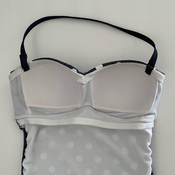 NEW Boden Amalfi Tankini Polka Dot Swimsuit Top Size 4 - Picture 9 of 12